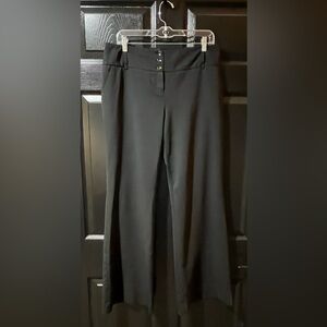 The Limited Travel Collection Wool Blend Stretch Wide Leg Trousers